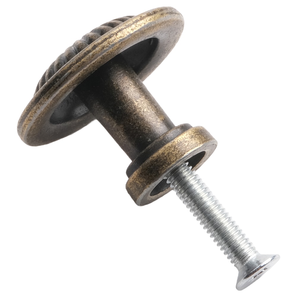 Vintage Bronze Cabinet Knobs Set Antique Dresser and Jewelry Box Pulls