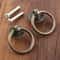 Antique Bronze Ring Pull Knobs for Cabinets and Drawers