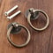 Antique Bronze Ring Pull Knobs for Cabinets and Drawers