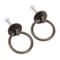 Antique Bronze Ring Pull Knobs for Cabinets and Drawers