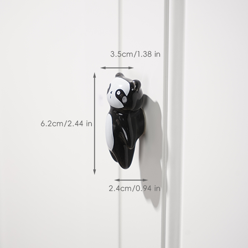 Animal Cabinet Knobs Set Ceramic Drawer Pulls For Kids Dressers And Nursery Furniture 5