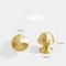 Vintage Brass Pagoda Cabinet Knobs Antique Brass Drawer Pulls For Dressers Cabinets 5