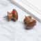Modern Wood Grain Cabinet Knobs Pack Round Single Hole Drawer Pulls 3