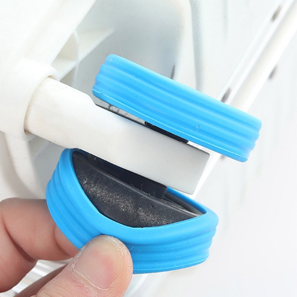 Silent Silicone Luggage Wheel Covers Set For Suitcase Wheel Protection 4