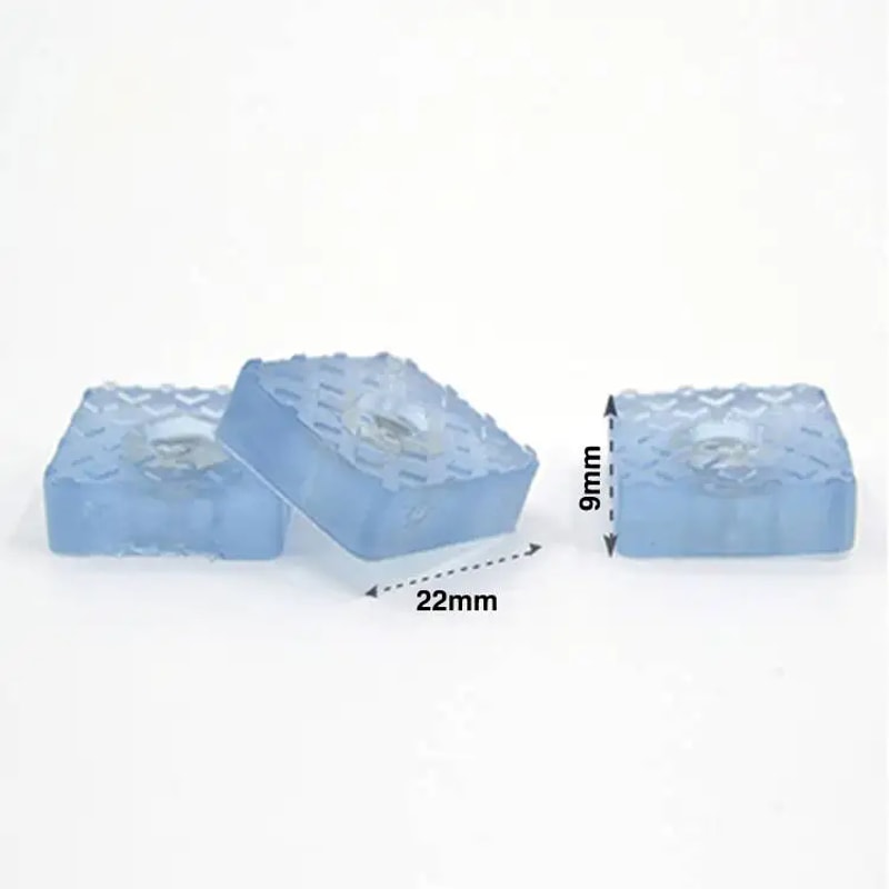 Non Slip Furniture Pads With Screws Square Chair Leg Floor Protectors 6