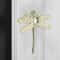 Brass Dragonfly Cabinet Knob Decorative Single Hole Drawer Pull