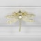 Brass Dragonfly Cabinet Knob Decorative Single Hole Drawer Pull