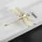Brass Dragonfly Cabinet Knob Decorative Single Hole Drawer Pull