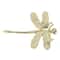 Brass Dragonfly Cabinet Knob Decorative Single Hole Drawer Pull
