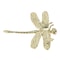 Brass Dragonfly Cabinet Knob Decorative Single Hole Drawer Pull