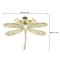 Brass Dragonfly Cabinet Knob Decorative Single Hole Drawer Pull