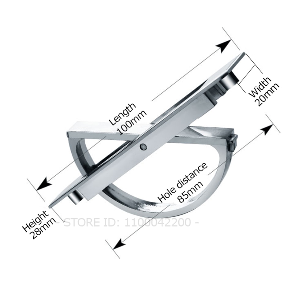 Flush Mount Recessed Cabinet Handle Hidden Zinc Alloy Pull For Sliding Doors Tatami Cabinets 4
