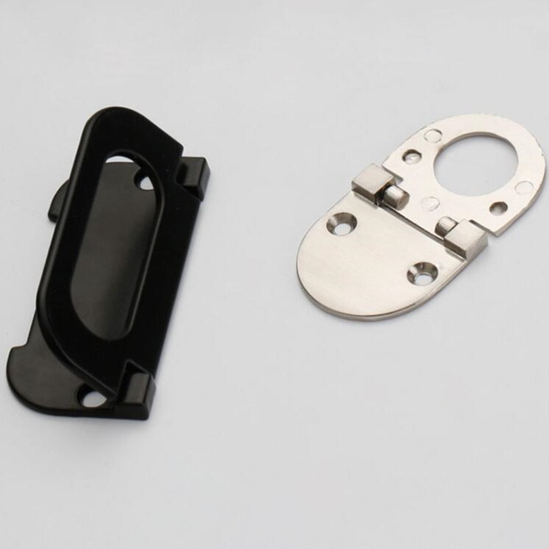 Modern Zinc Alloy Recessed Cabinet Pull Hidden Wardrobe Door Handle 5