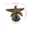 Coastal Starfish Cabinet Knob Antique Bronze Zinc Alloy Drawer Pull 6
