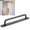Modern Sliding Barn Door Handle Aluminum Alloy Cabinet Pull for Wardrobe Closet Garage Doors