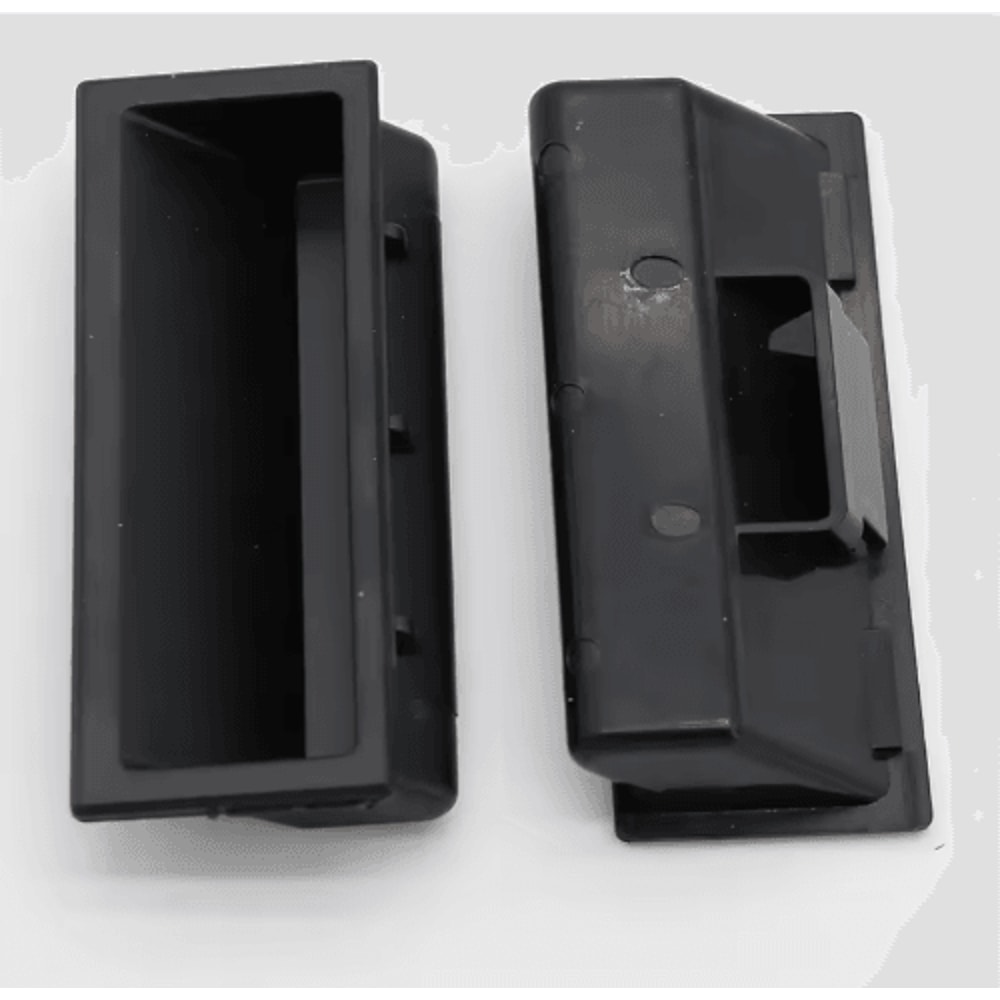Recessed Pull Handle Hidden Concealed Cabinet Handle For Cabinets Drawers Utility Boxes 3