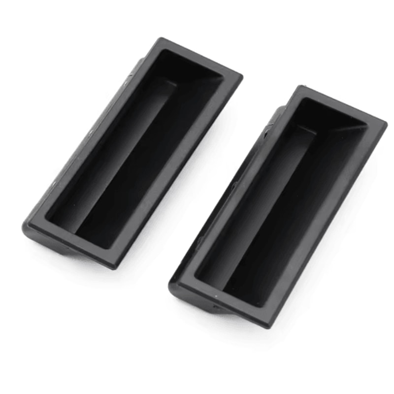 Recessed Pull Handle Hidden Concealed Cabinet Handle For Cabinets Drawers Utility Boxes 2