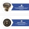 Regal Lion Head Cabinet Knob Vintage Drawer Pull Zinc Alloy Ring Handle 4