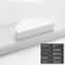 Modern Hidden Cabinet Handle Half Moon Drawer Pull 7