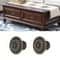 Antique Bronze Cabinet Knobs Set Vintage Drawer Pulls for Dresser Cupboard and Jewelry Box