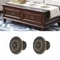 Antique Bronze Cabinet Knobs Set Vintage Drawer Pulls for Dresser Cupboard and Jewelry Box