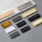 Modern concealed cabinet handle Aluminum Invisible Drawer Pull for Cabinets, Closets and Wardrobes