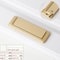 Modern concealed cabinet handle Aluminum Invisible Drawer Pull for Cabinets, Closets and Wardrobes