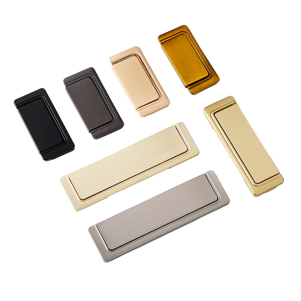 Modern concealed cabinet handle Aluminum Invisible Drawer Pull for Cabinets, Closets and Wardrobes