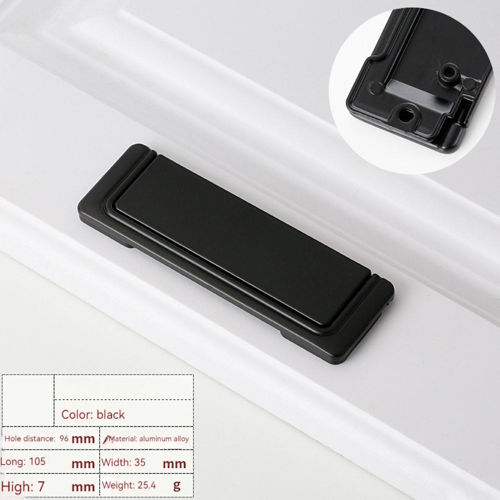 Modern concealed cabinet handle Aluminum Invisible Drawer Pull for Cabinets, Closets and Wardrobes