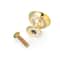 Vintage Gold Round Cabinet Knobs for Dresser Drawers and Kitchen Cabinets