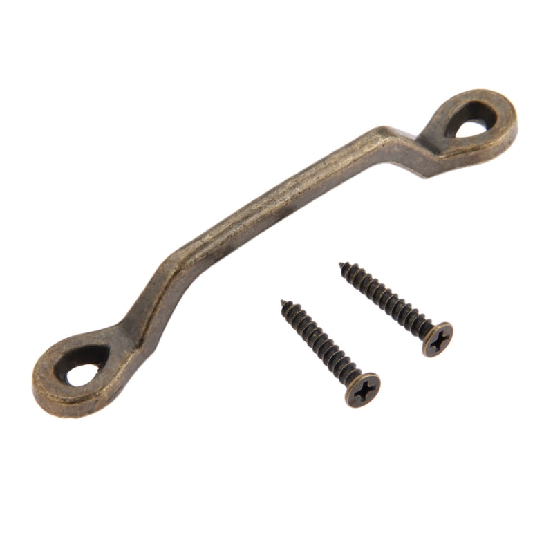 Vintage Drawer Handles Set Antique Cabinet Pulls for Jewelry Box Cabinet Furniture Hardware