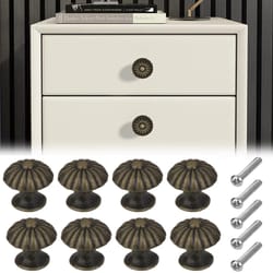 vintage wooden drawer handles set antique cabinet knobs for furniture upgrade