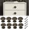 Vintage Wooden Drawer Handles Set Antique Cabinet Knobs for Furniture Upgrade