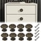 Vintage Wooden Drawer Handles Set Antique Cabinet Knobs for Furniture Upgrade