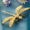Luxury Dragonfly Cabinet Pull In Gold Brass For Drawers Cabinets And Wardrobes 0