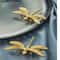 Luxury Dragonfly Cabinet Pull In Gold Brass For Drawers Cabinets And Wardrobes 1
