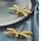 Luxury Dragonfly Cabinet Pull In Gold Brass For Drawers Cabinets And Wardrobes 1