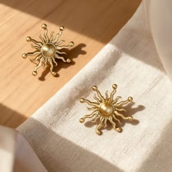 sunburst brass cabinet knob for drawers and wardrobes