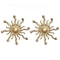 Sunburst Brass Cabinet Knob for Drawers and Wardrobes