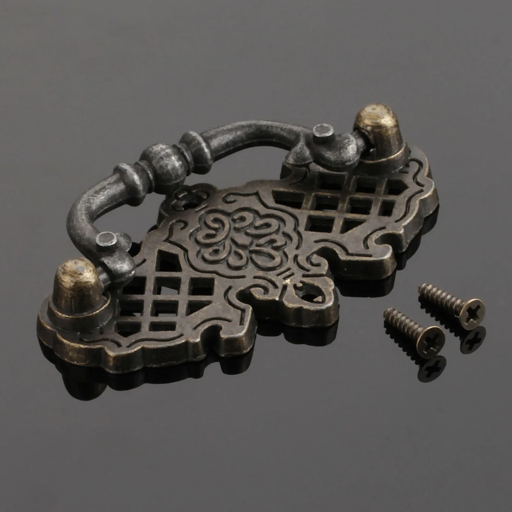 Vintage Cabinet Handles Antique Bronze Drawer Pulls For Kitchen Cupboards 4