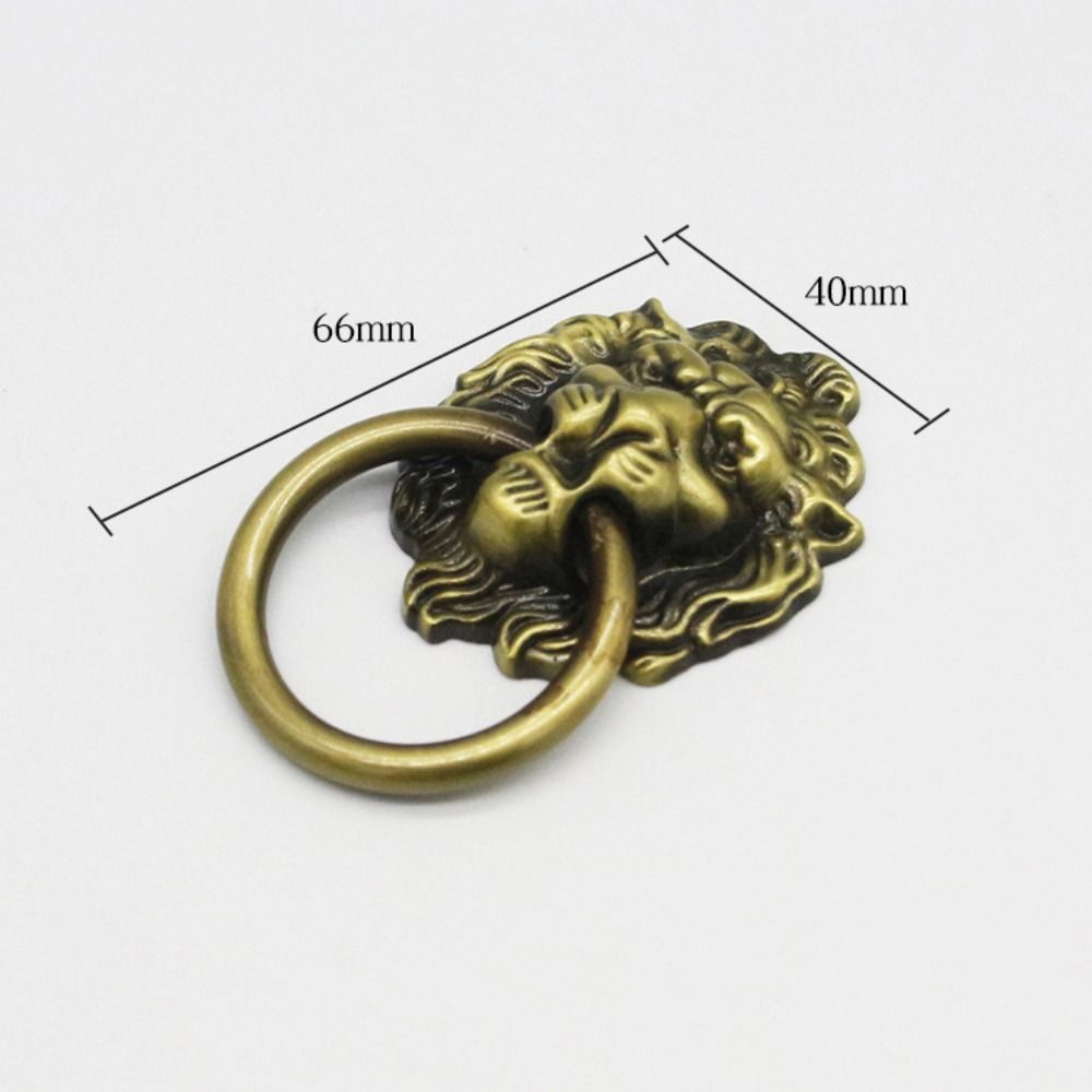 Vintage Lion Head Drawer Pull Antique Cabinet Handle For Dressers And Cabinets 7