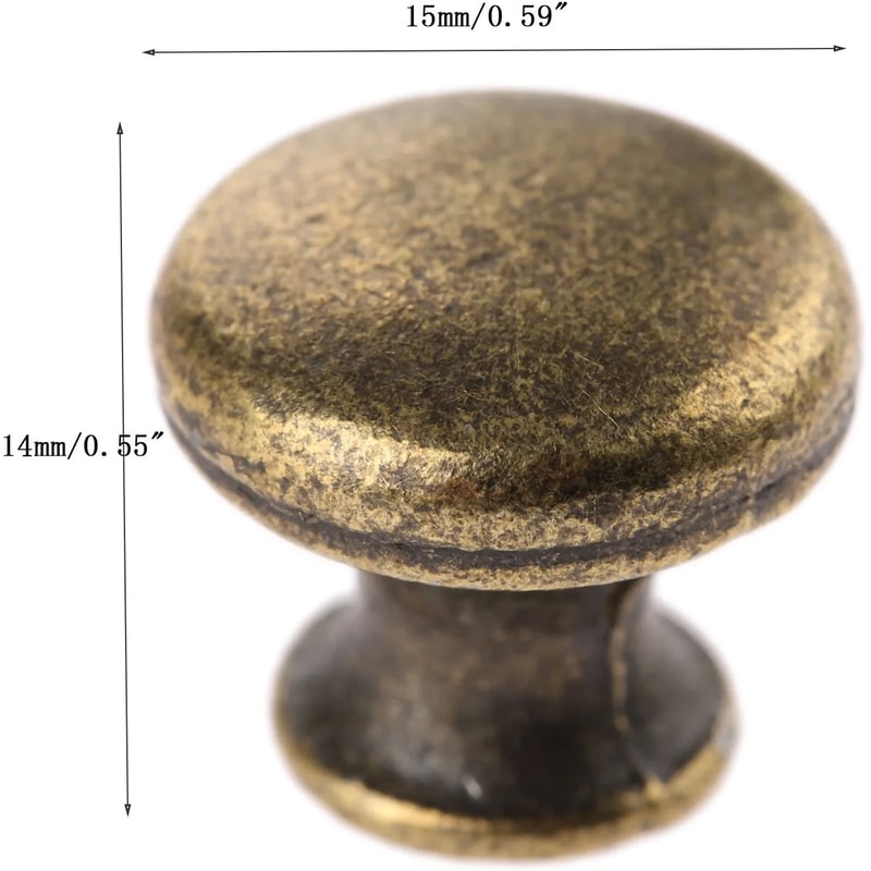 Vintage Jewelry Box Knobs Mini Drawer Pulls with Screws