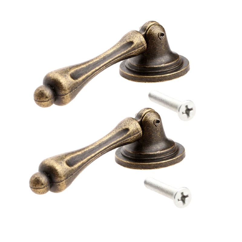 Vintage Antique Bronze Cabinet Pulls for Dressers, Cabinets and Wardrobes