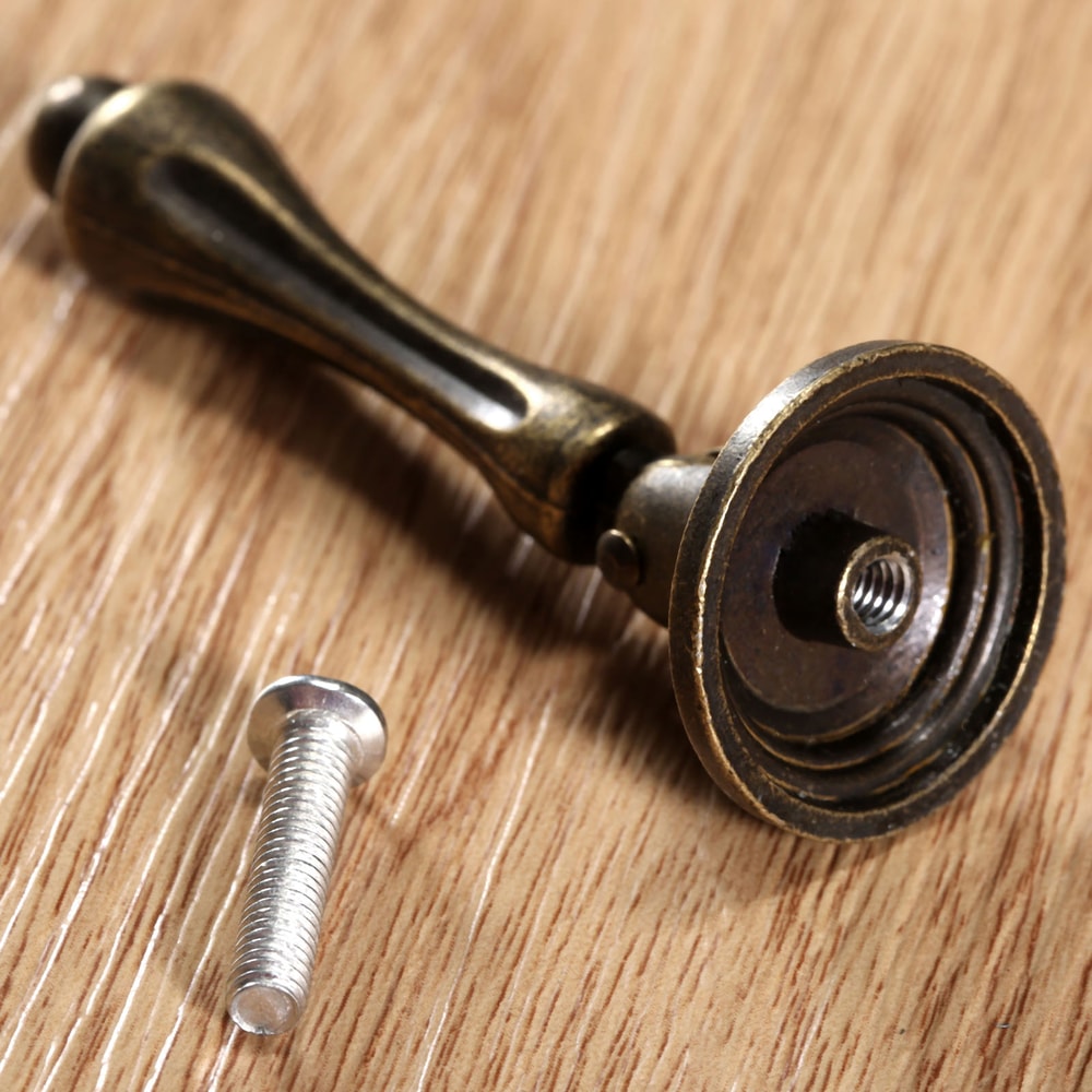 Vintage Antique Bronze Cabinet Pulls for Dressers, Cabinets and Wardrobes