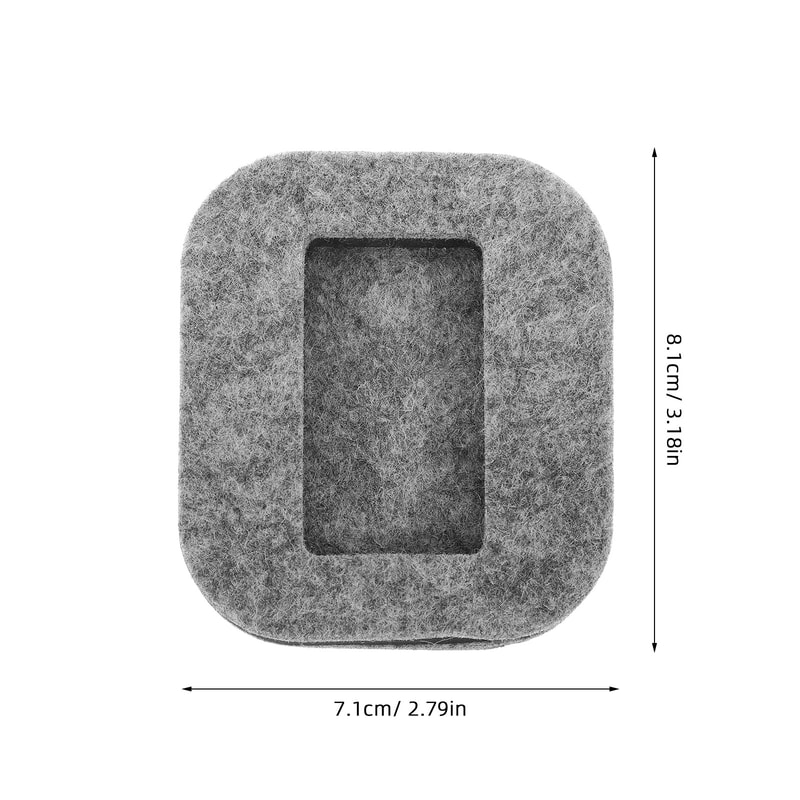 Felt Caster Cups for Hardwood Floors Non Slip Furniture Floor Protectors Pack