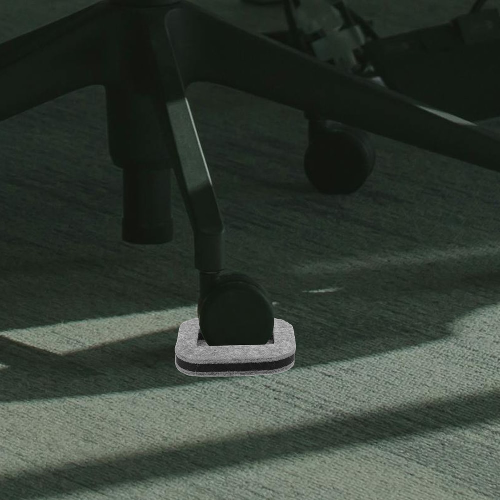 Felt Caster Cups for Hardwood Floors Non Slip Furniture Floor Protectors Pack