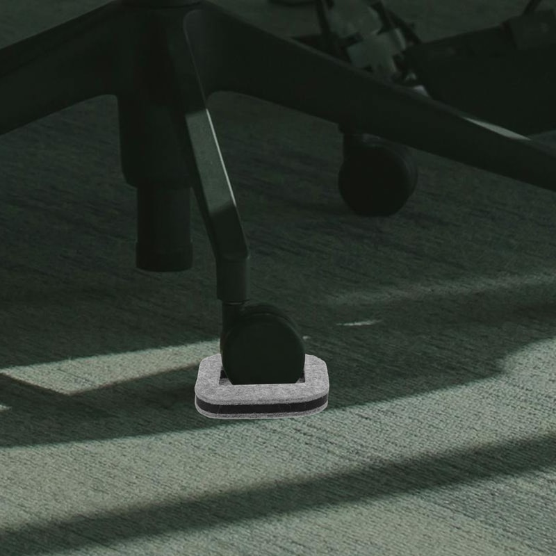 Felt Caster Cups for Hardwood Floors Non Slip Furniture Floor Protectors Pack