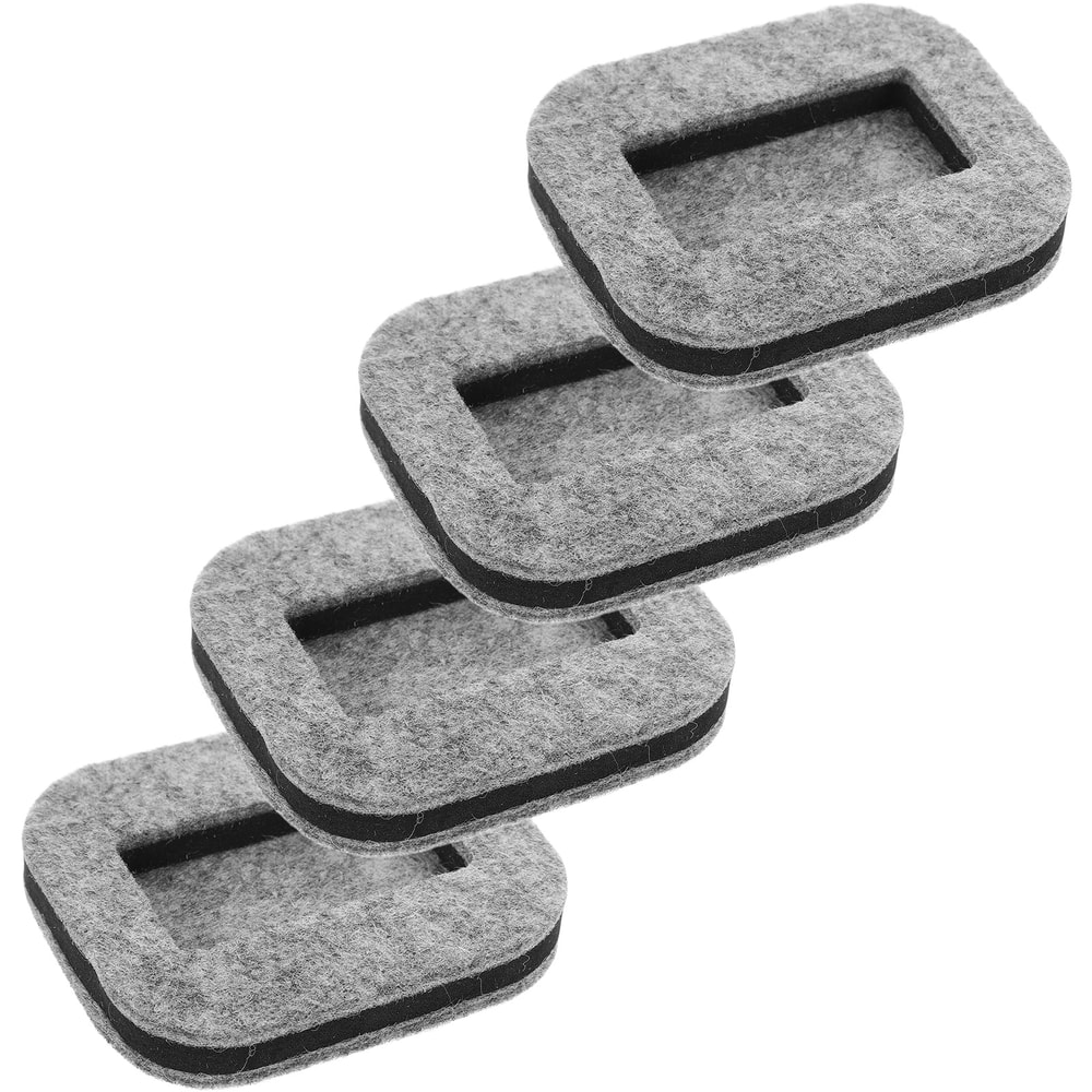 Felt Caster Cups for Hardwood Floors Non Slip Furniture Floor Protectors Pack