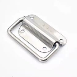 folding stainless steel cabinet handle space saving drawer & door pull for modern furniture