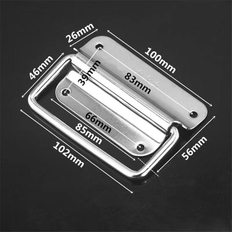 Folding Stainless Steel Cabinet Handle Space Saving Drawer Door Pull For Modern Furniture 5